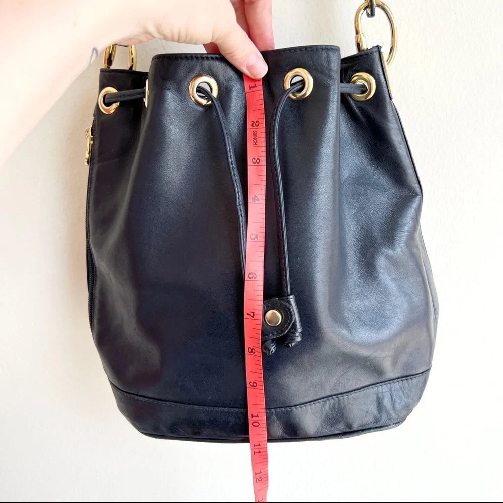 Aleda Firenze Drawstring Bucket Bag - Picture 13 of 14